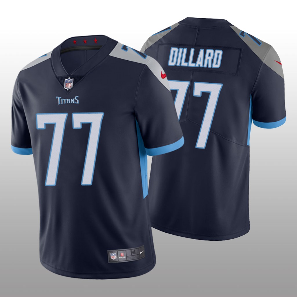 Tennessee Titans Andre Dillard Navy Jersey Vapor Limited  - Men's