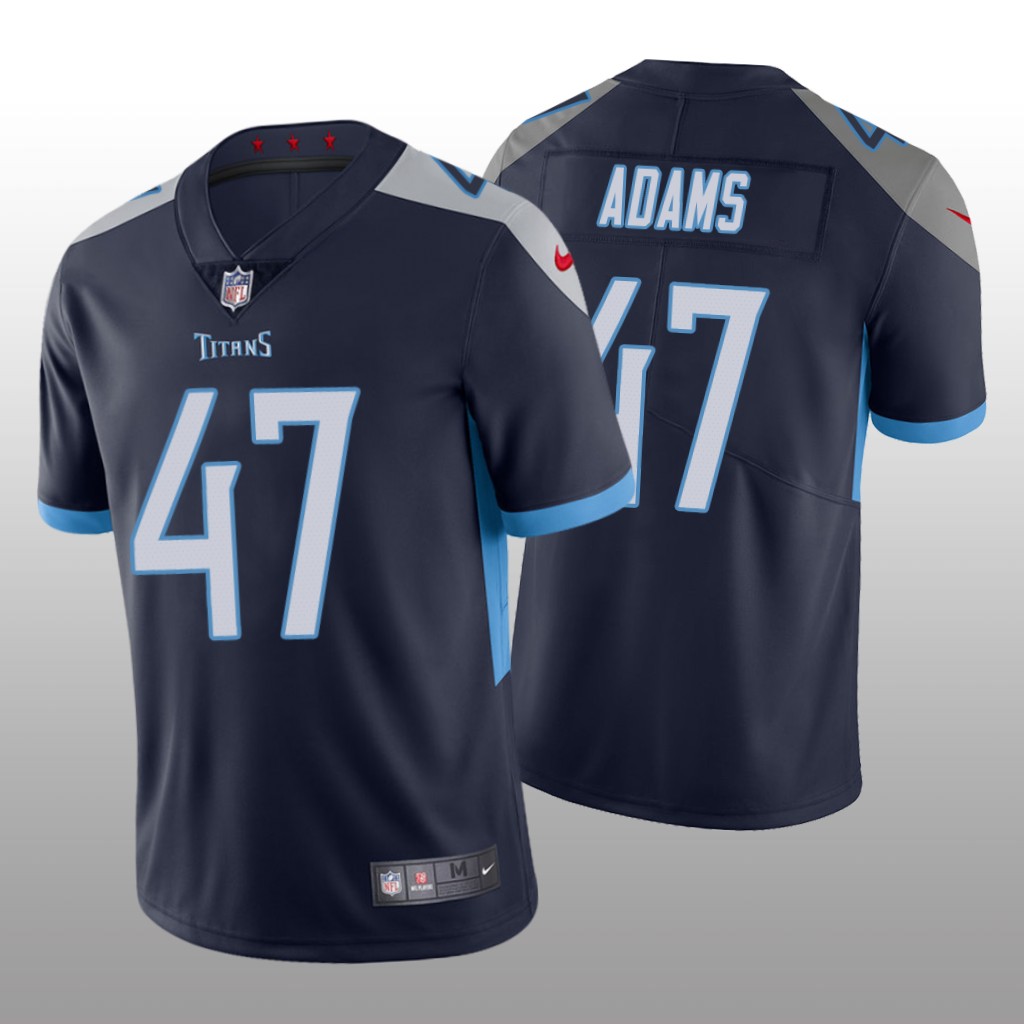 Tennessee Titans Andrew Adams Navy Jersey Vapor Limited Men's
