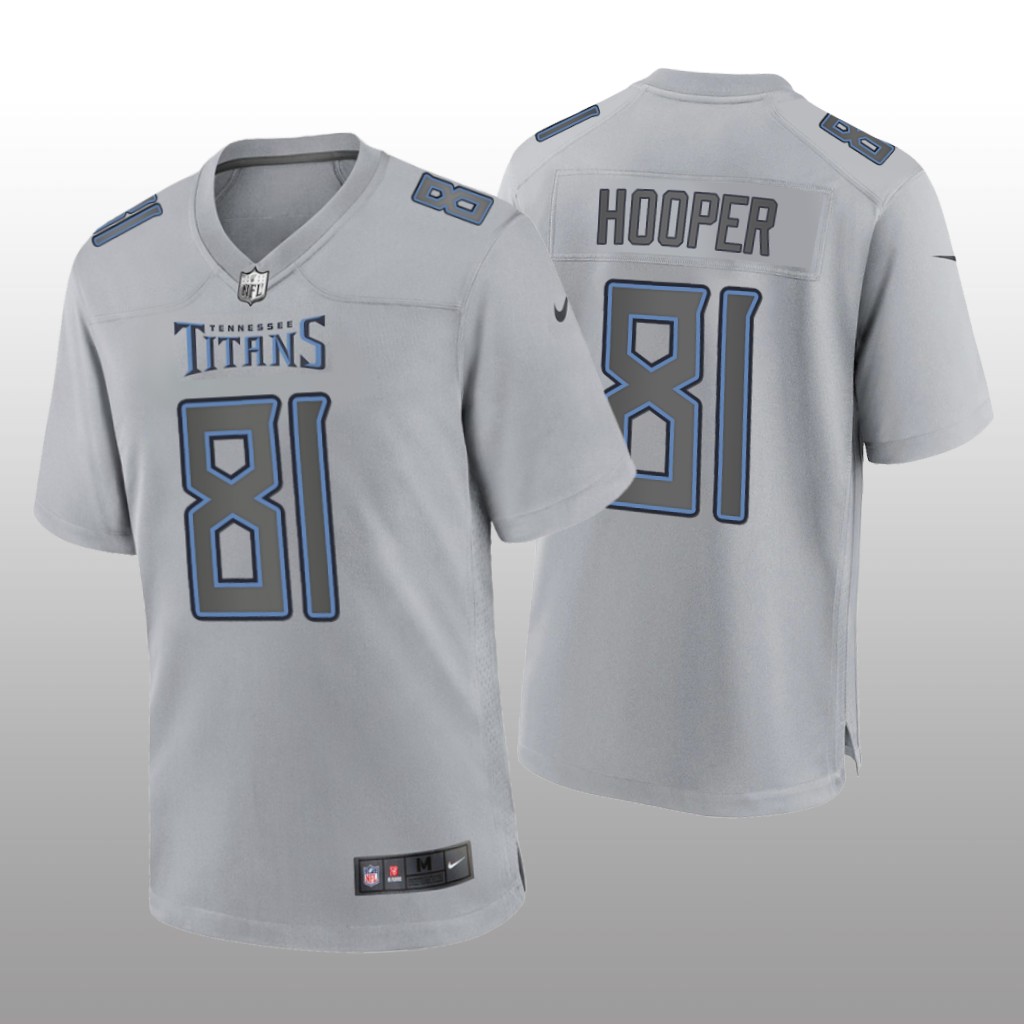 Tennessee Titans Austin Hooper Gray Jersey Atmosphere Fashion Game - Men's
