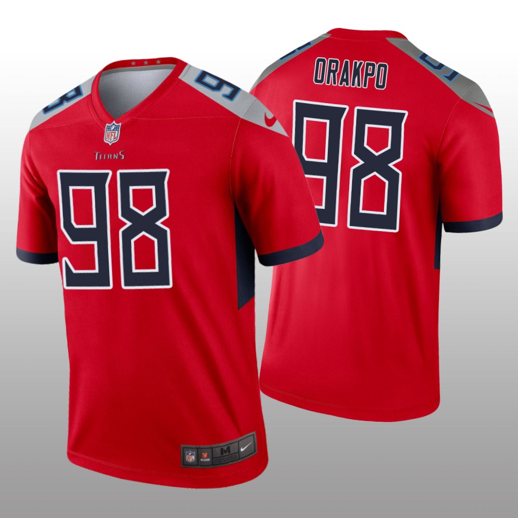 Tennessee Titans Brian Orakpo Red Jersey Inverted Legend - Men's