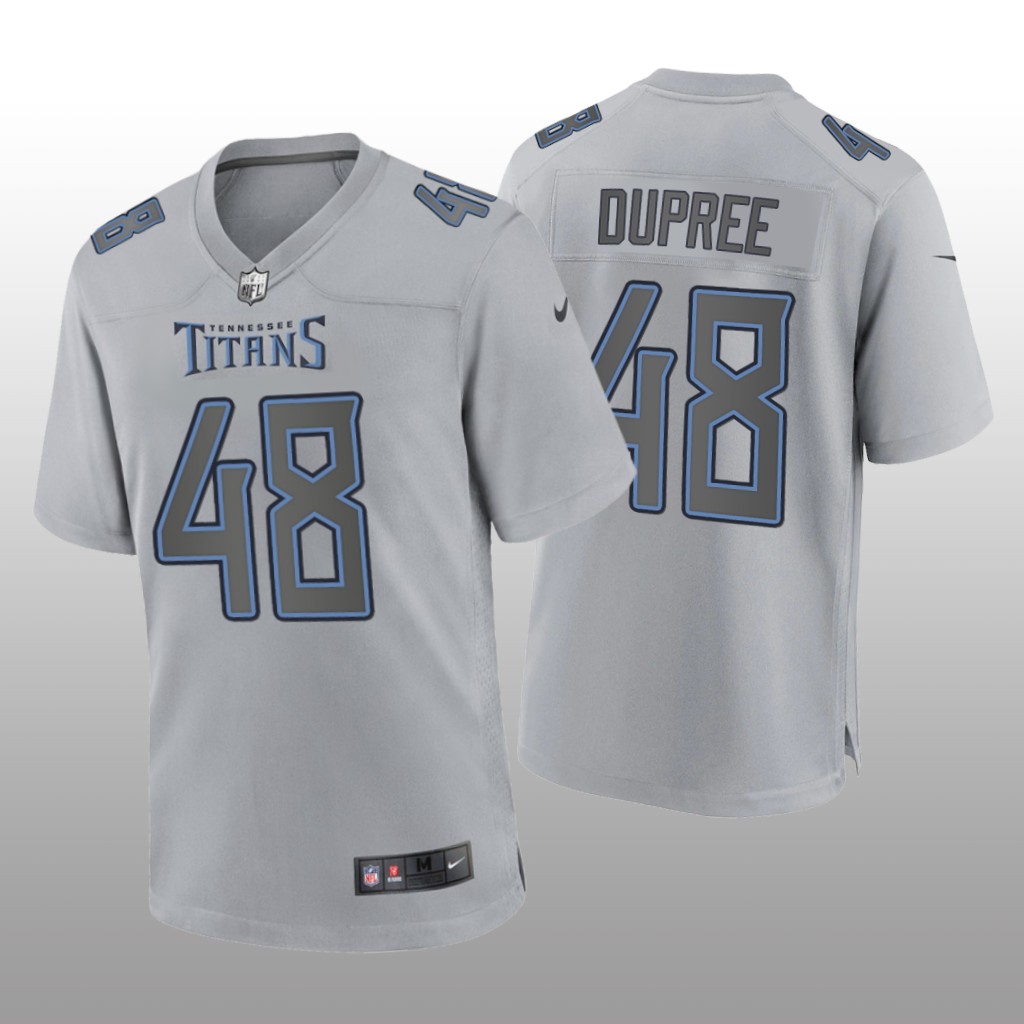 Tennessee Titans Bud Dupree Gray Jersey Atmosphere Fashion Game - Men's