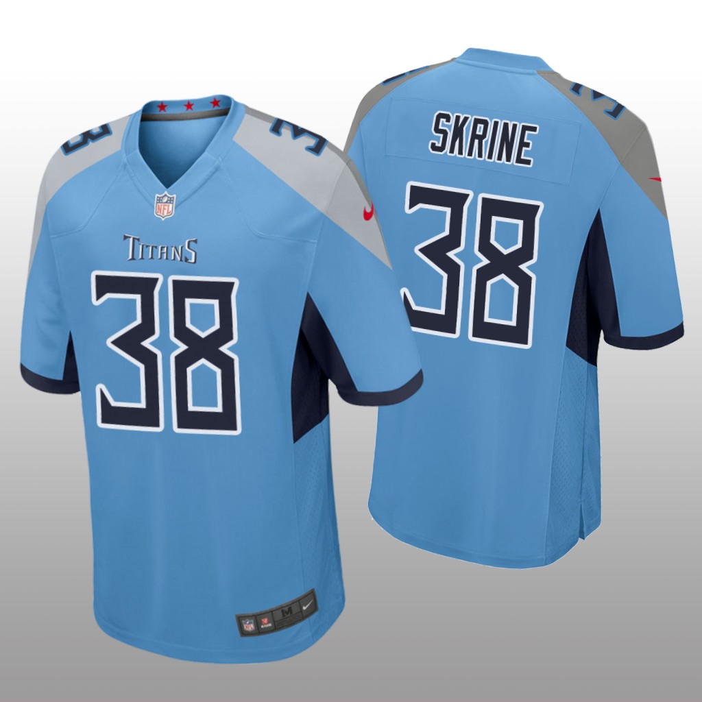 Tennessee Titans Buster Skrine Light Blue Jersey Game - Men's