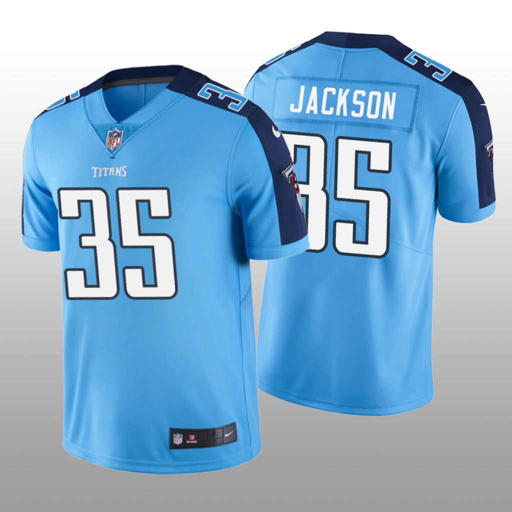 Tennessee Titans Chris Jackson Light Blue Jersey Vapor Limited - Men's