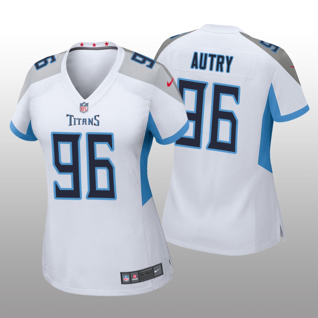 Tennessee Titans Denico Autry White Jersey Game - Women's