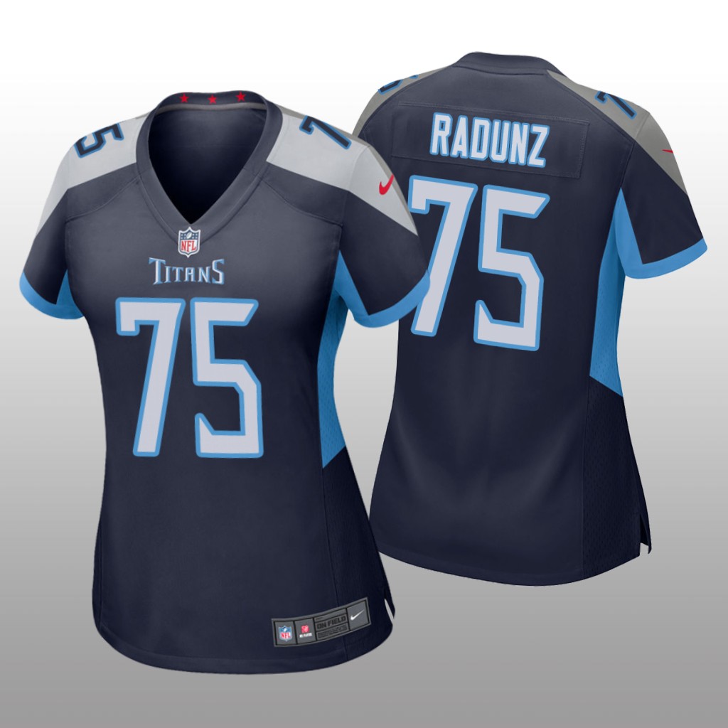 Tennessee Titans Dillon Radunz Navy Jersey Game - Women's