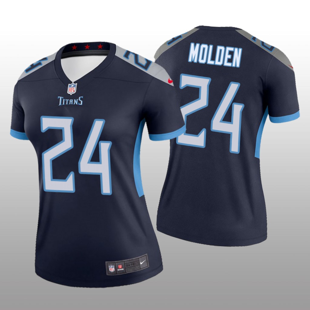 Tennessee Titans Elijah Molden Navy Jersey Legend - Women's