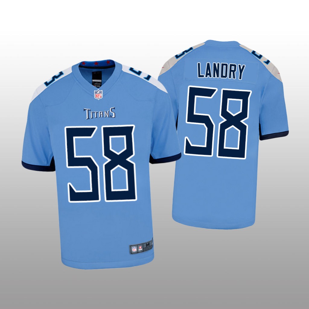 Tennessee Titans Harold Landry Light Blue Jersey Game - Youth