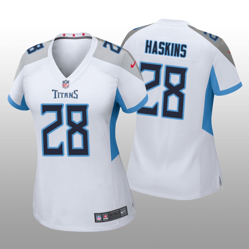 Tennessee Titans Hassan Haskins White Jersey Game - Women's