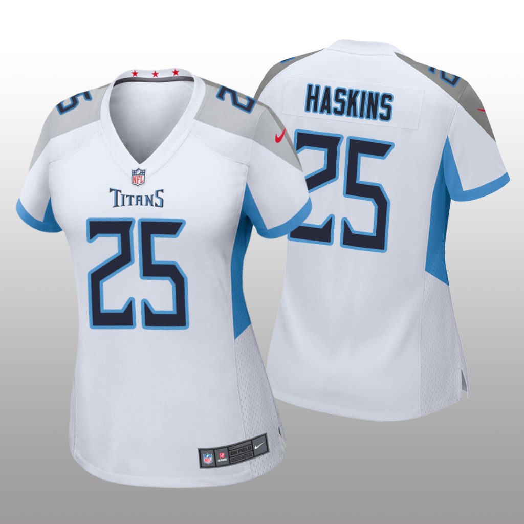 Tennessee Titans Hassan Haskins White Jersey Game - Women's