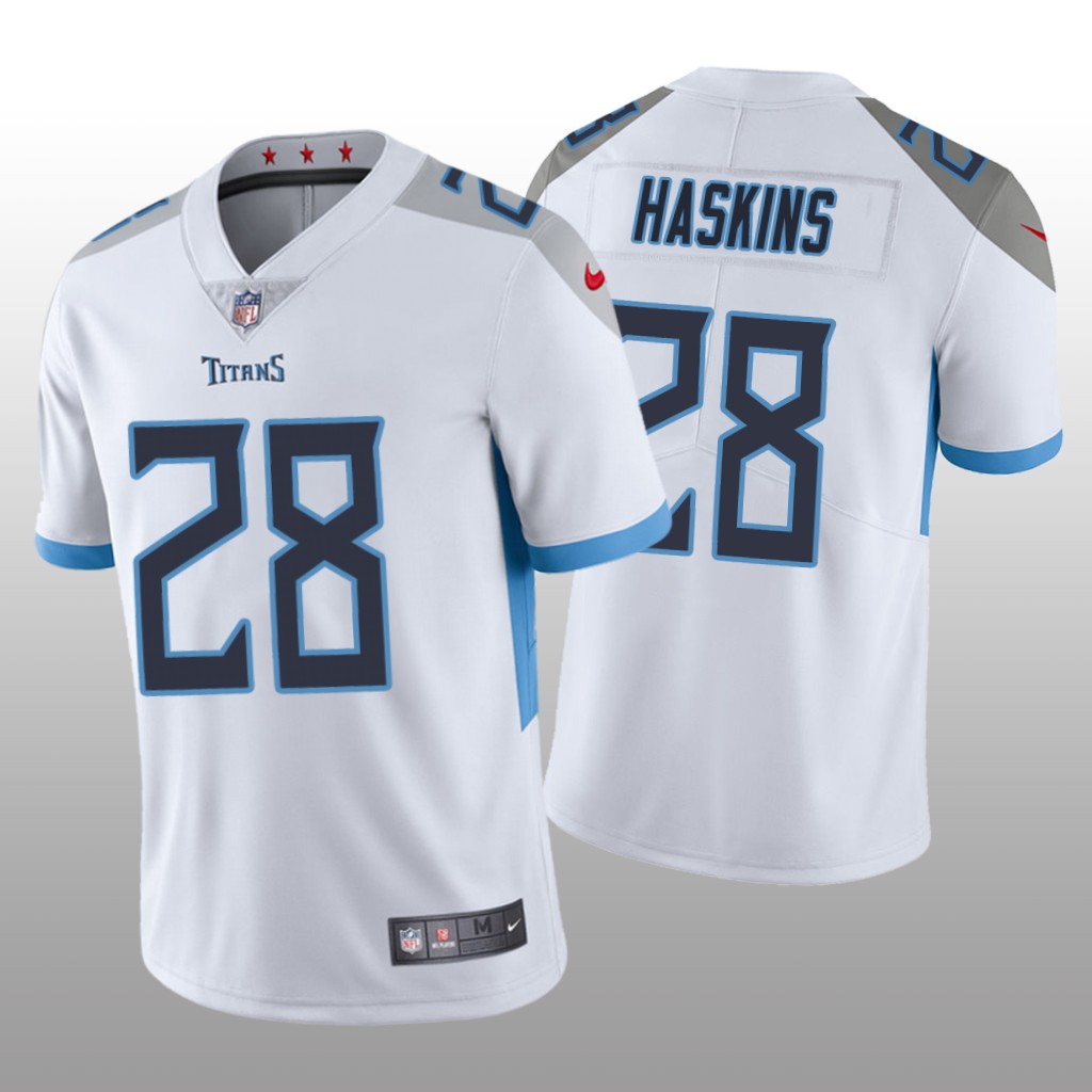 Tennessee Titans Hassan Haskins White Jersey Vapor Limited - Men's