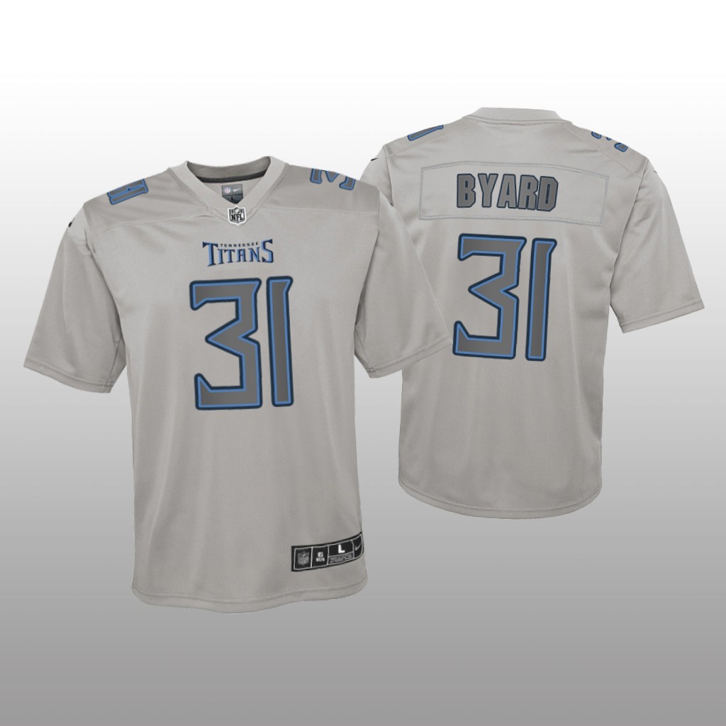 Tennessee Titans Kevin Byard Gray Jersey Atmosphere Fashion Game - Youth