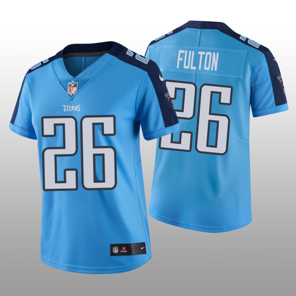 Tennessee Titans Light Blue 2020 NFL Draft Vapor Limited Kristian Fulton Jersey