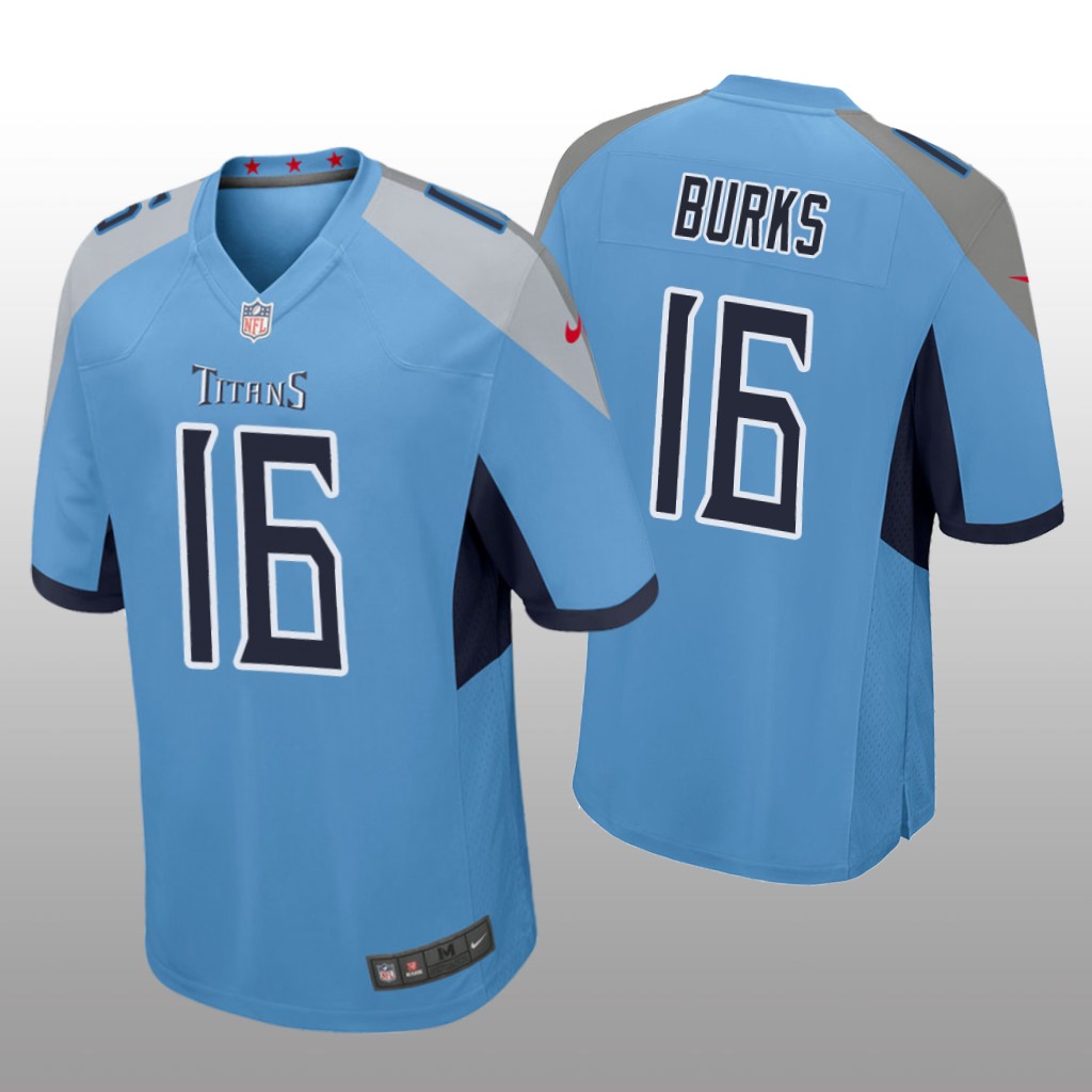 Tennessee Titans Light Blue 2022 NFL Draft Treylon Burks Game Jersey