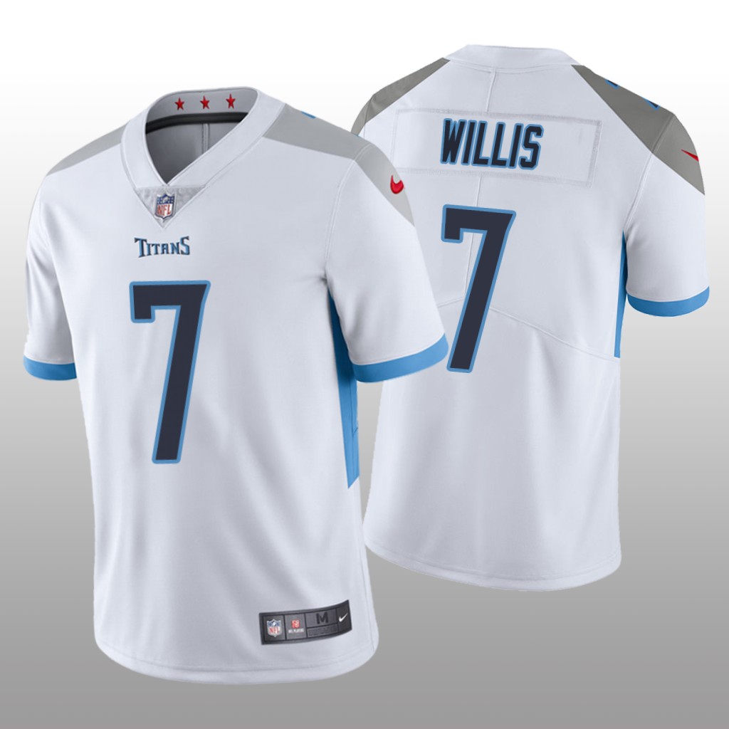 Tennessee Titans Malik Willis White Jersey Vapor Limited Men's
