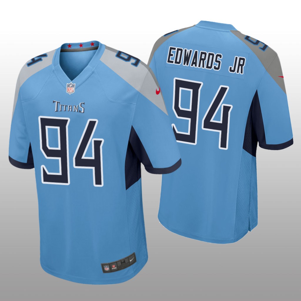 Tennessee Titans Mario Edwards Jr Light Blue Jersey Game - Men's