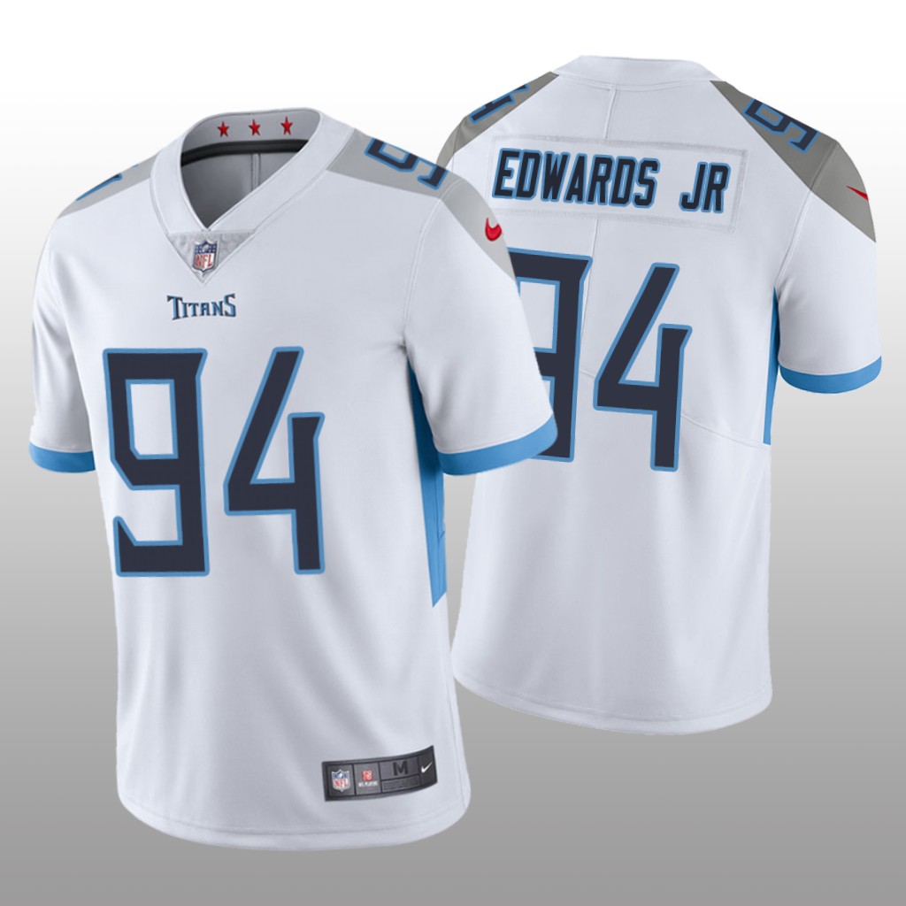 Tennessee Titans Mario Edwards Jr White Jersey Vapor Limited - Men's