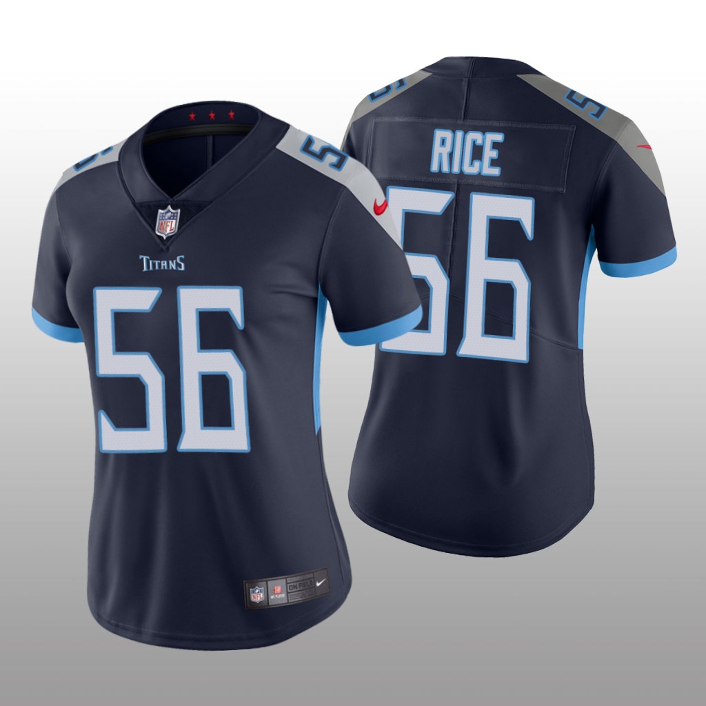 Tennessee Titans Monty Rice Navy Jersey Vapor Limited - Women's