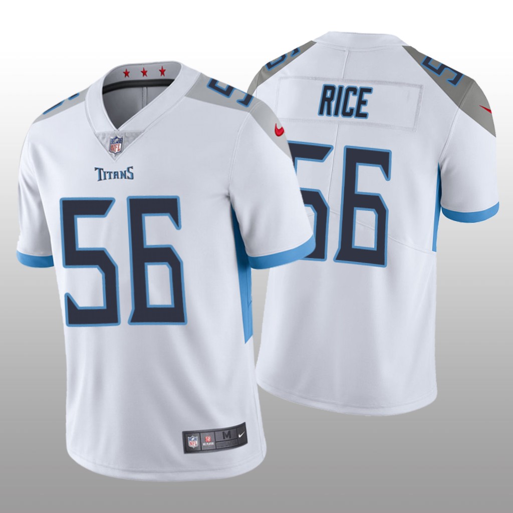 Tennessee Titans Monty Rice White Jersey Vapor Limited - Men's