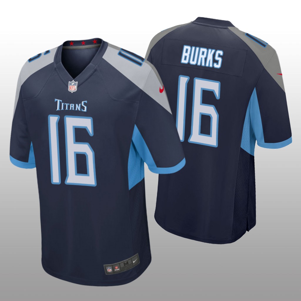 Tennessee Titans Navy 2022 NFL Draft Treylon Burks Game Jersey