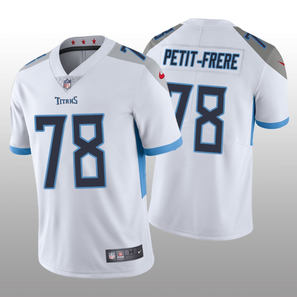 Tennessee Titans Nicholas Petit-Frere White Jersey Vapor Limited - Men's