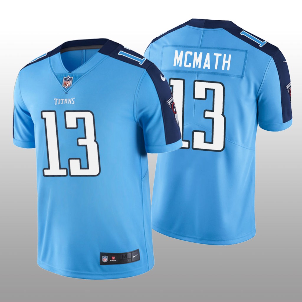 Tennessee Titans Racey McMath Light Blue Jersey Vapor Limited Vapor Limited - Men's