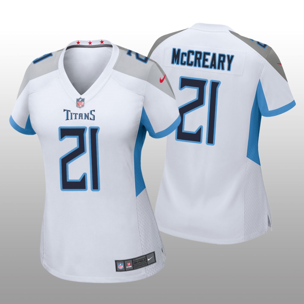 Tennessee Titans Roger McCreary White Jersey Game - Women's