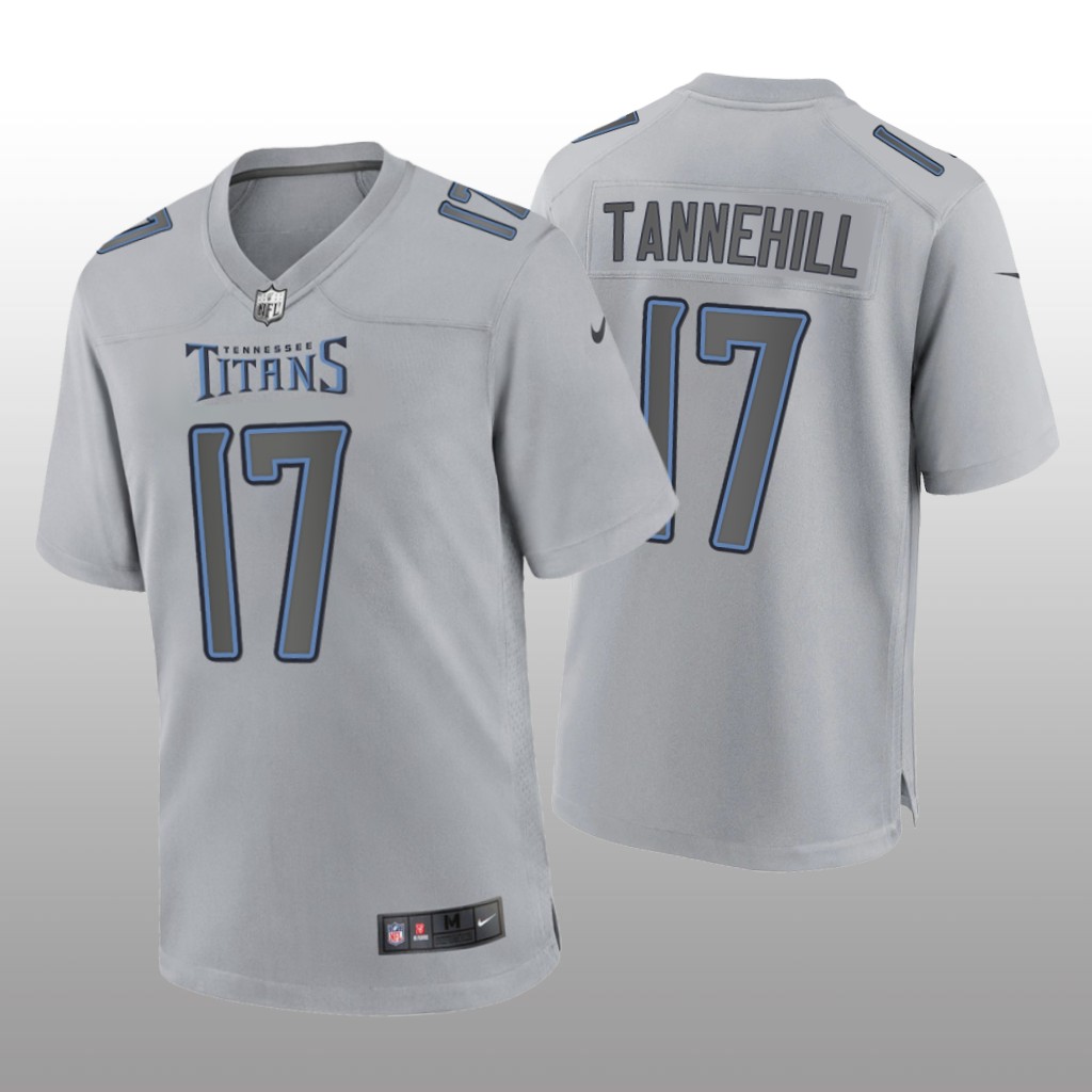 Tennessee Titans Ryan Tannehill Gray Jersey Atmosphere Fashion Game - Men's