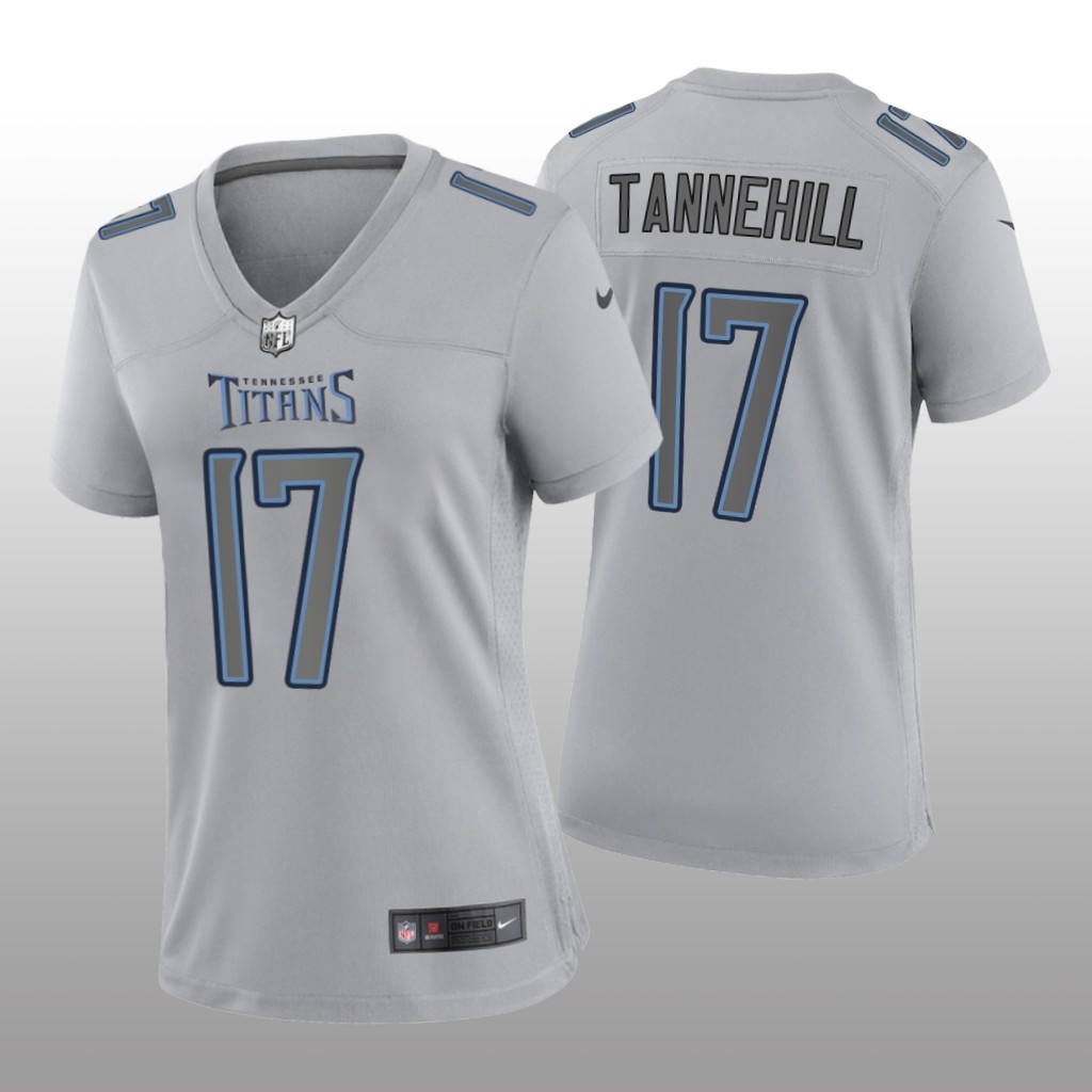 Tennessee Titans Ryan Tannehill Gray Jersey Atmosphere Fashion Game - Women's