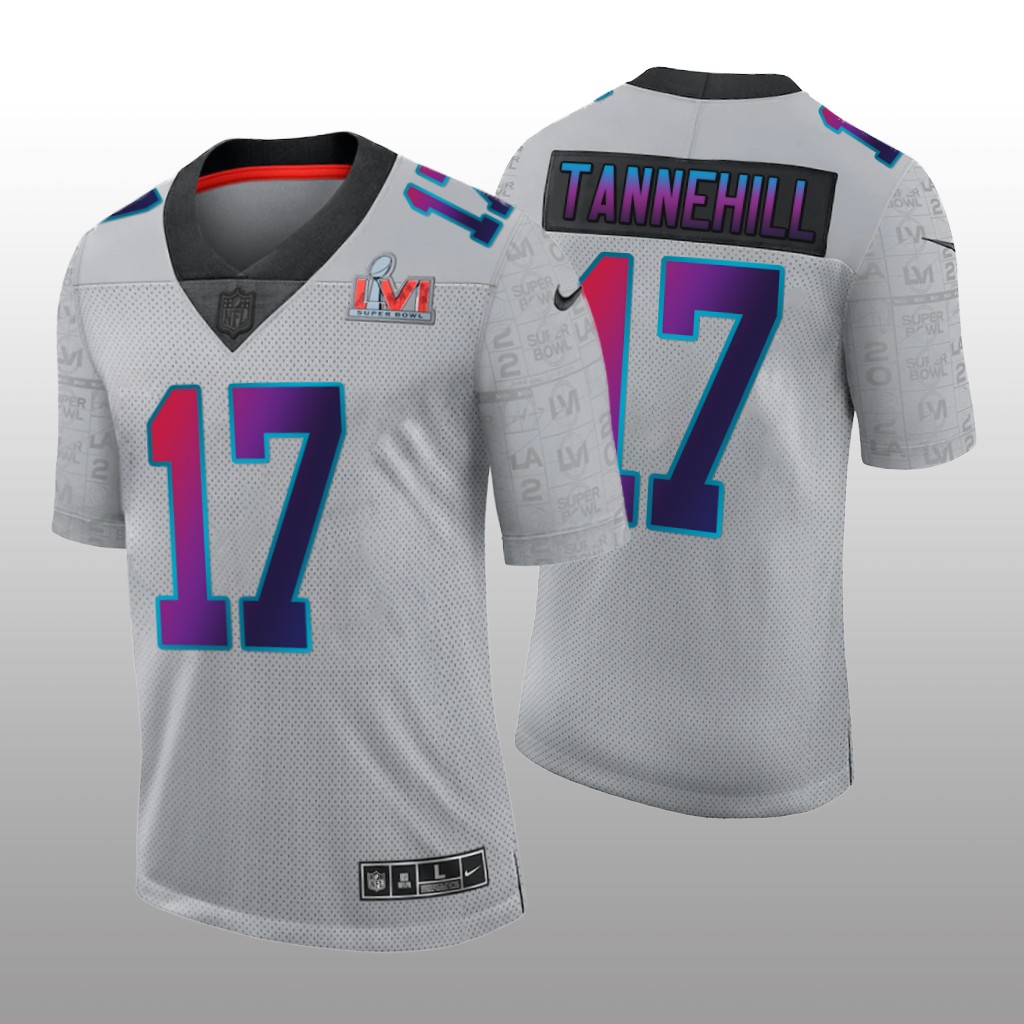 Tennessee Titans Ryan Tannehill Gray Limited Super Bowl LVI - Men's