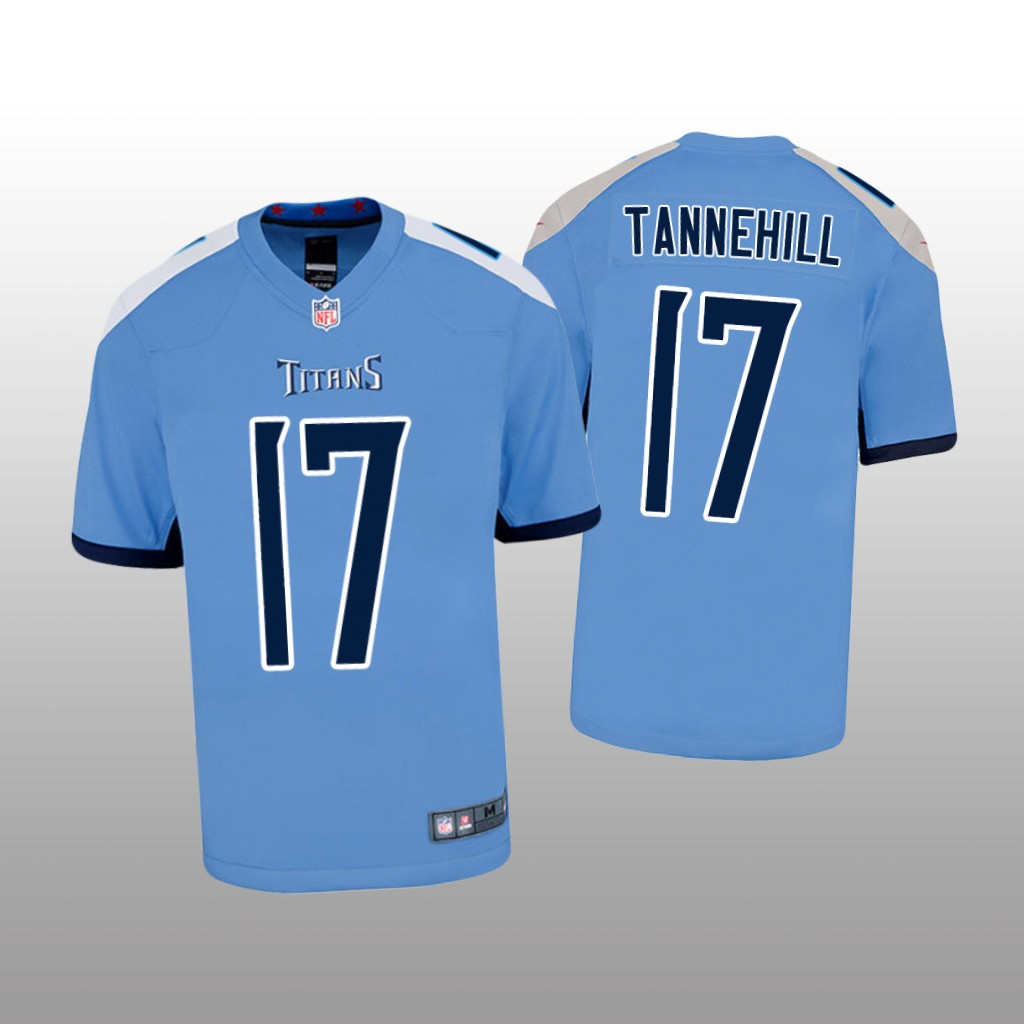 Tennessee Titans Ryan Tannehill Light Blue Jersey Game - Youth