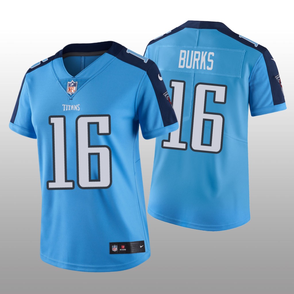 Tennessee Titans Treylon Burks Light Blue Jersey Vapor Limited - Women's