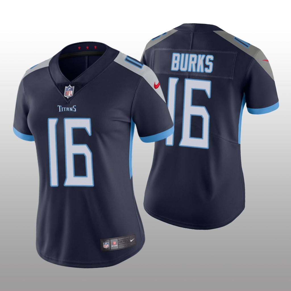 Tennessee Titans Treylon Burks Navy Jersey Vapor Limited - Women's