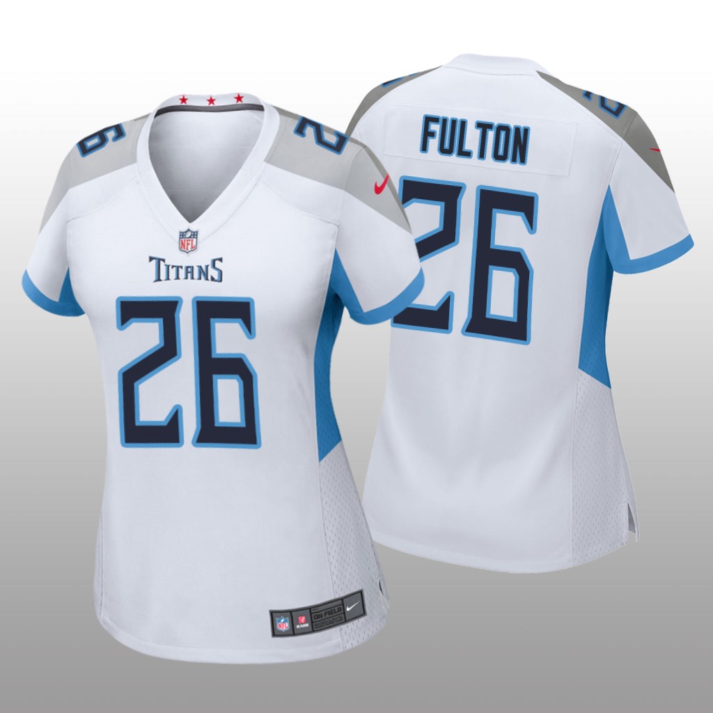 Tennessee Titans White 2020 NFL Draft Kristian Fulton Game Jersey