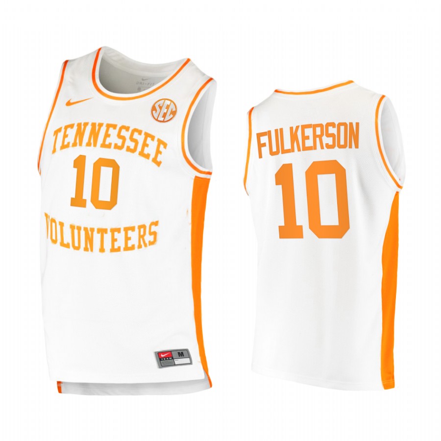 Tennessee Volunteers John Fulkerson Jersey 2021  White College