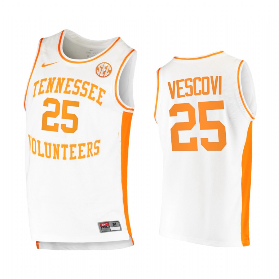 Tennessee Volunteers Santiago Vescovi Jersey 2021  White College