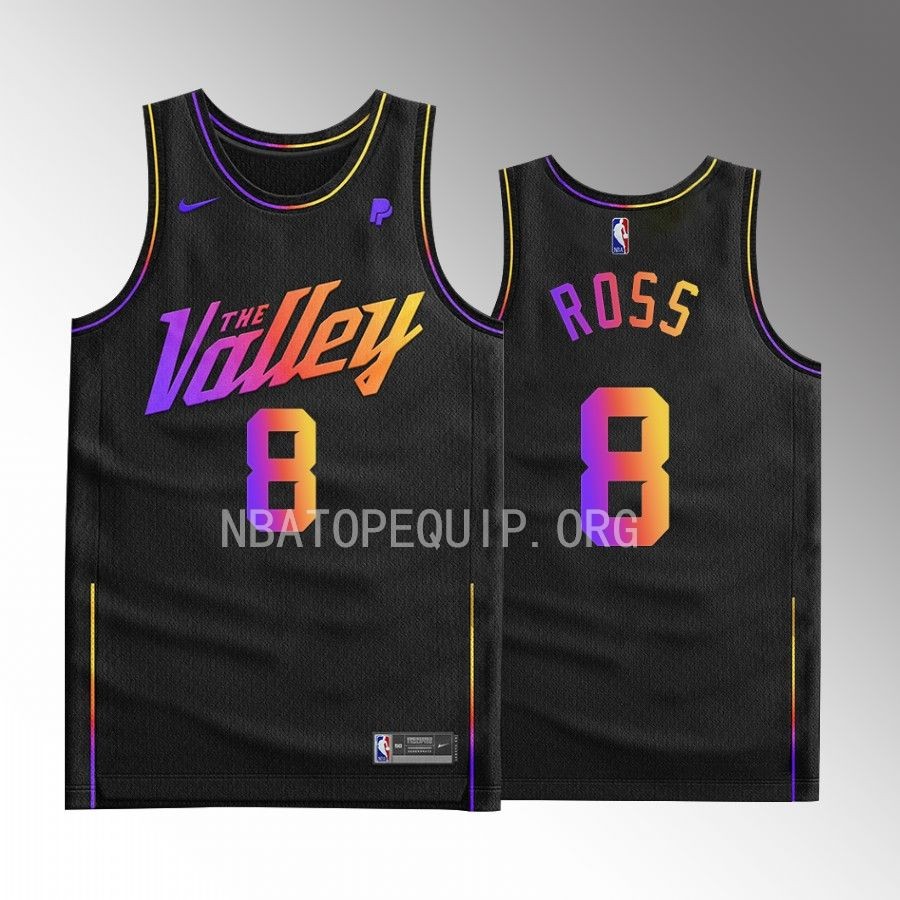 Terrence Ross Phoenix Suns Black #8 Jersey Valley City Fashion Tank