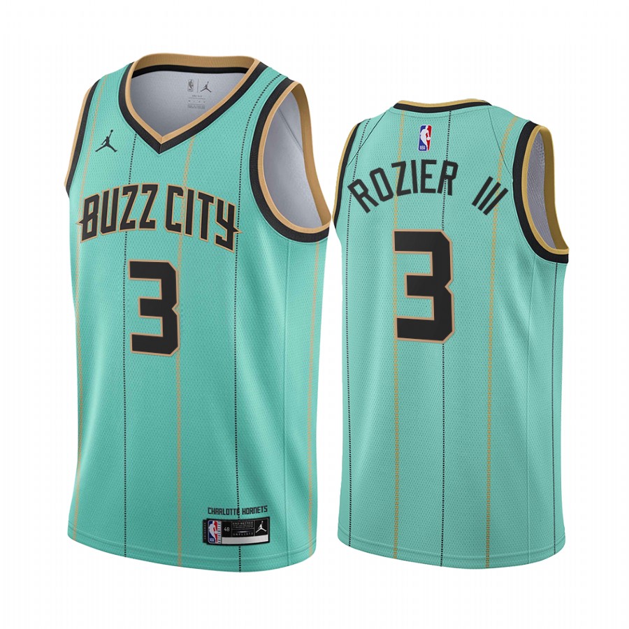 Terry Rozier III Charlotte Hornets 2020-21 Mint Green Buzz City Jersey
