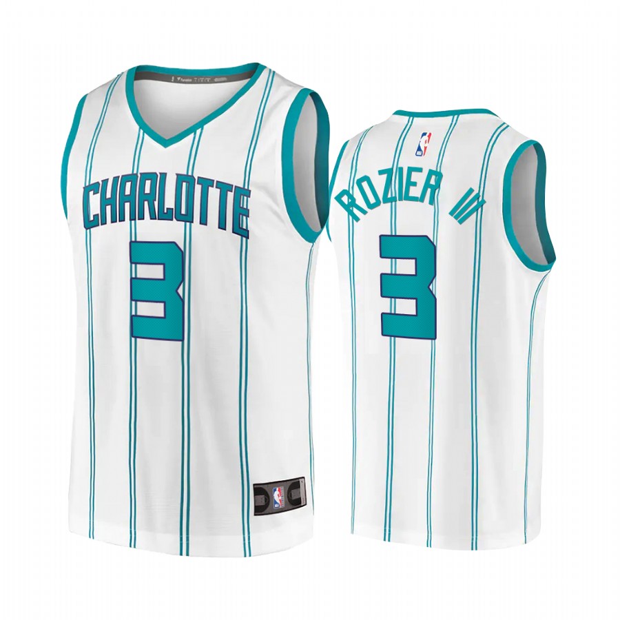 Terry Rozier III Charlotte Hornets White Association  2020-21 Jersey