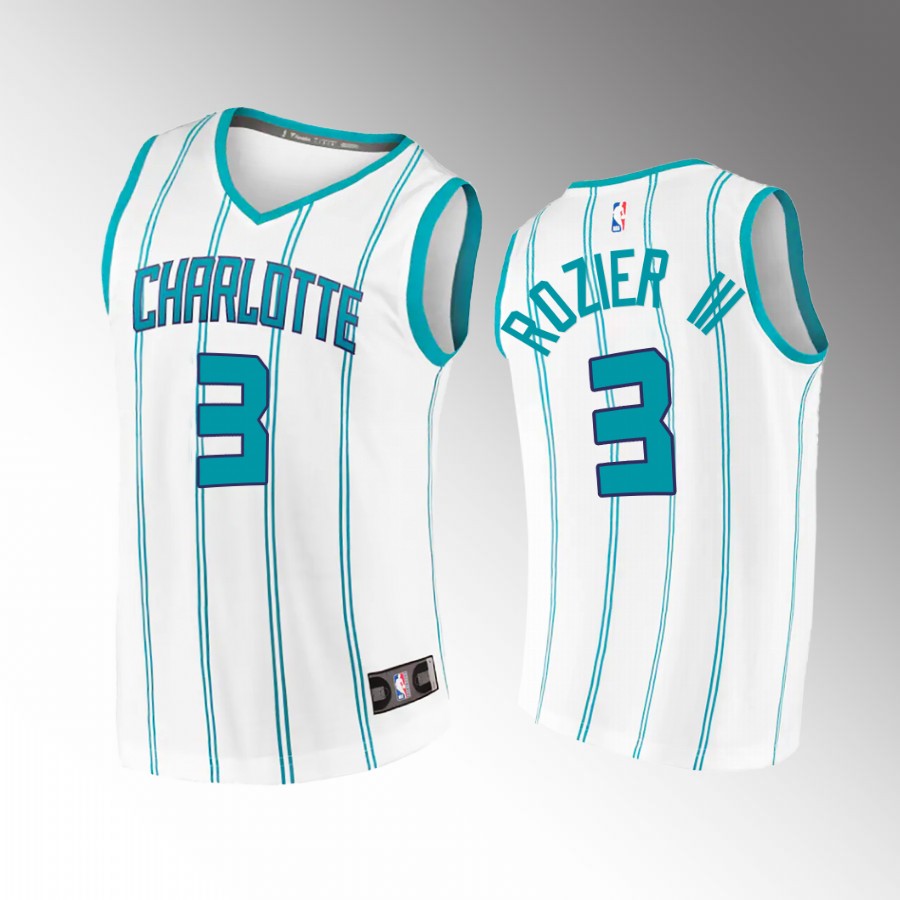 Terry Rozier III Hornets #3 White Jersey 2022-23  Association Edition