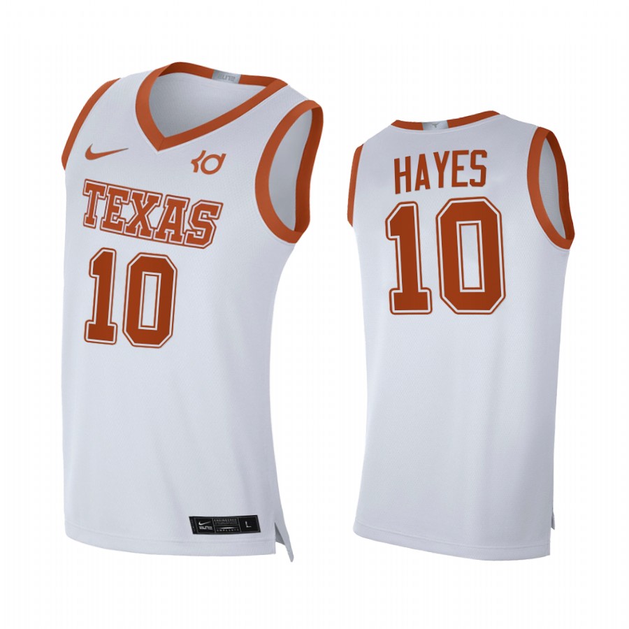 Texas Longhorns Jaxson Hayes White Alumni Player Limited Jersey