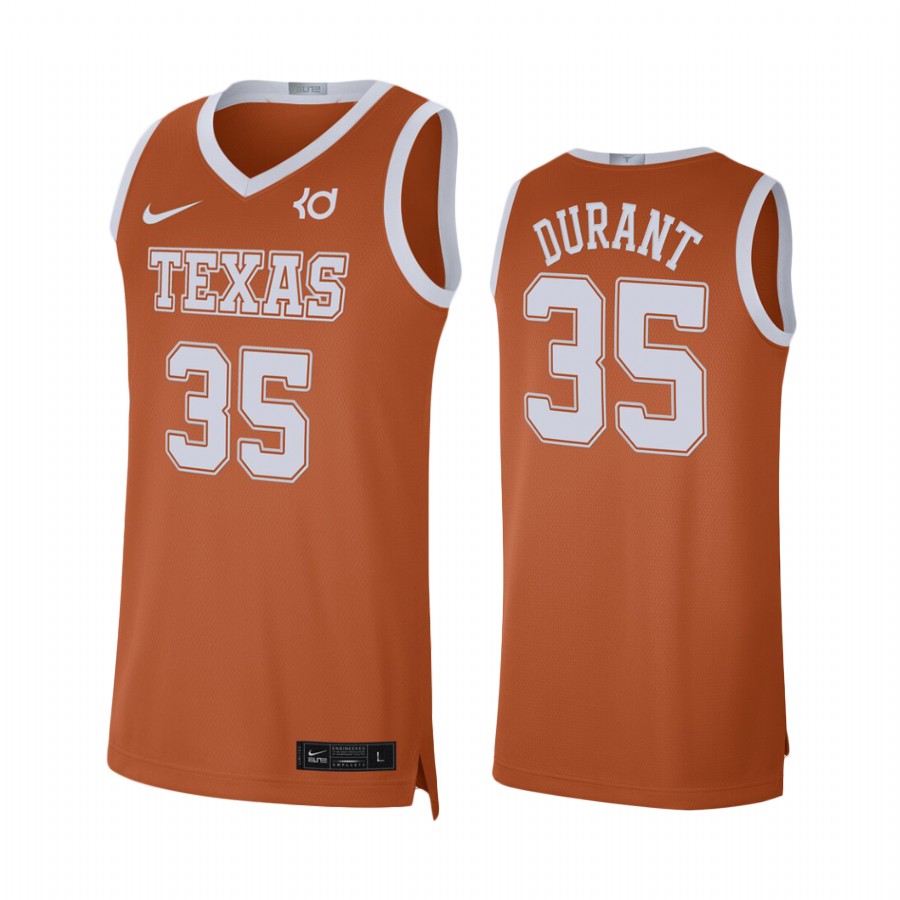 Texas Longhorns Kevin Durant Texas Orange Alumni Limited College Baketball Jersey