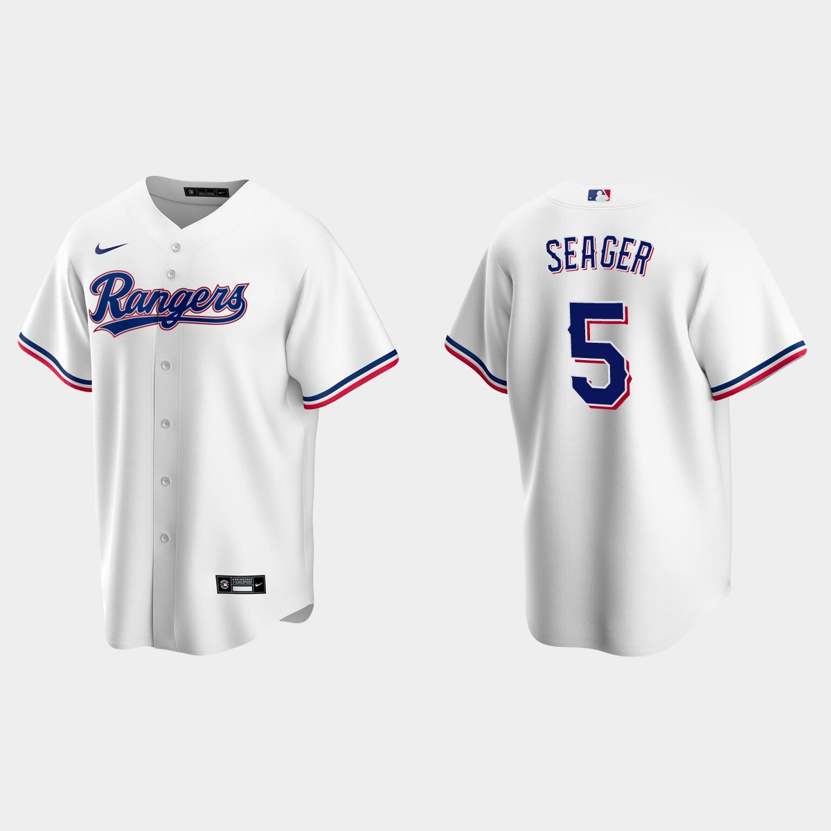 Texas Rangers Corey Seager Home Jersey - White