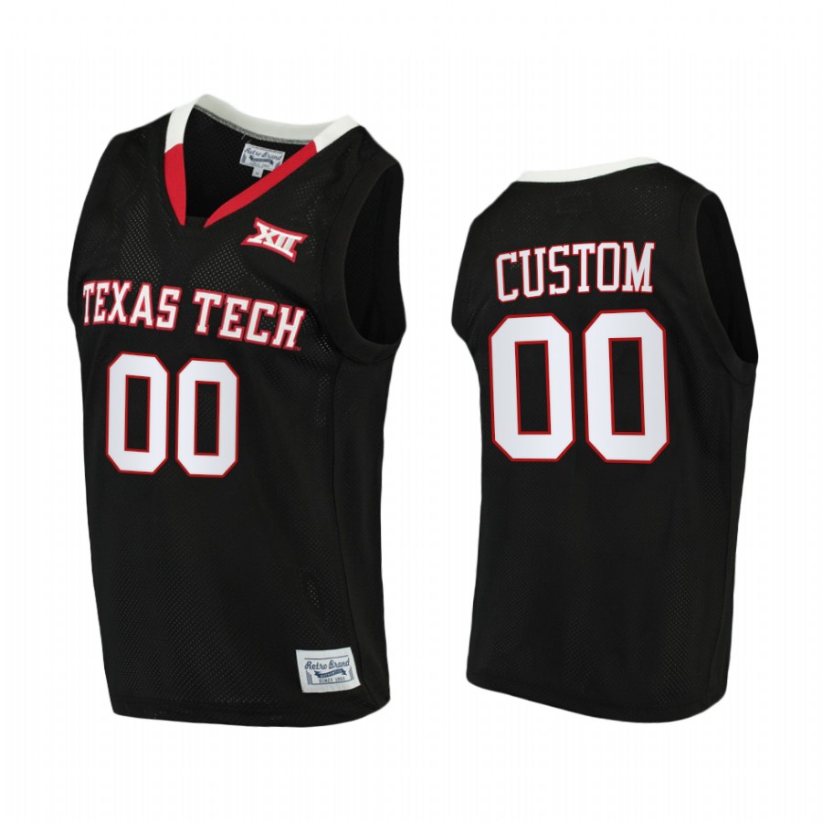 Texas Tech Red Raiders Custom Black 2020-21 Alumni Limited  Jersey