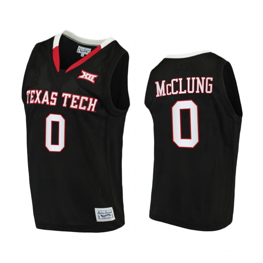 Texas Tech Red Raiders Mac McClung Black 2020-21 Alumni Limited  Jersey