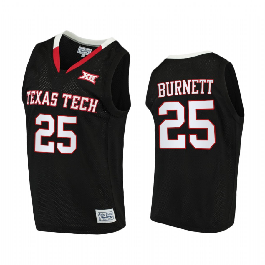 Texas Tech Red Raiders Nimari Burnett Black 2020-21 Alumni Limited  Jersey