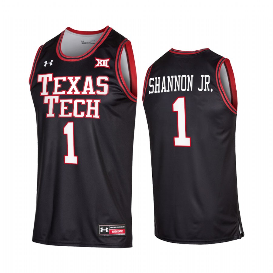 Texas Tech Red Raiders Terrence Shannon Jr. Jersey 2022 College  Black Uniform