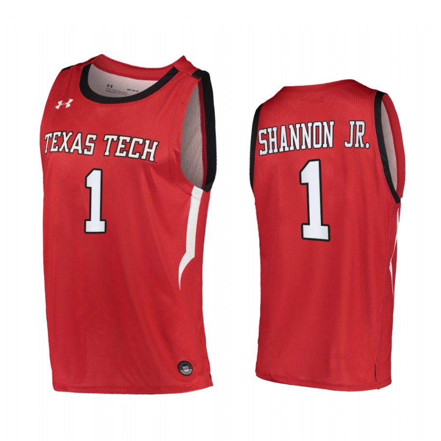 Texas Tech Red Raiders Terrence Shannon Jr. Jersey 2022 College  Red  Uniform