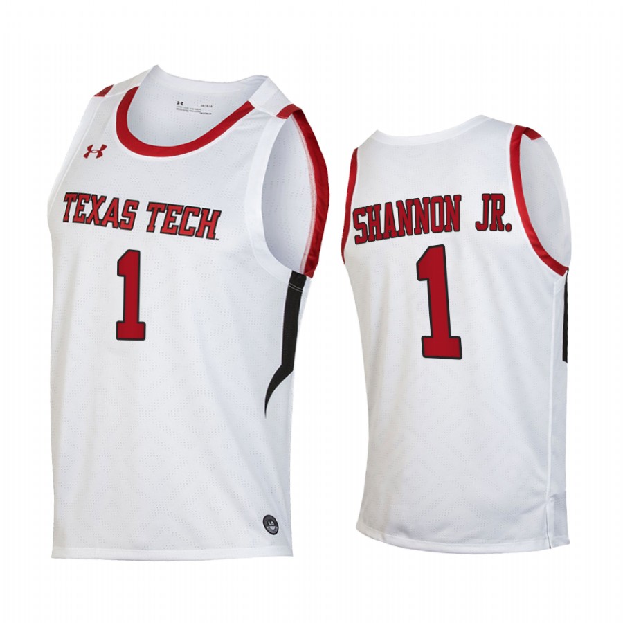 Texas Tech Red Raiders Terrence Shannon Jr. Jersey 2022 College  White  Uniform