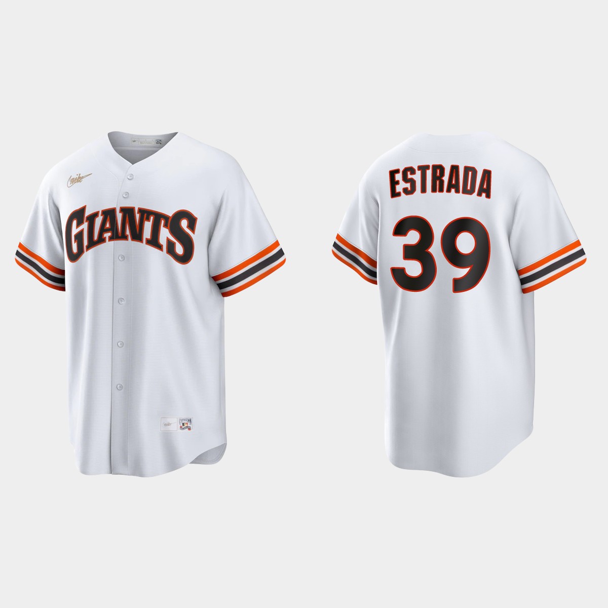 Thairo Estrada San Francisco Giants Cooperstown Home Jersey - White