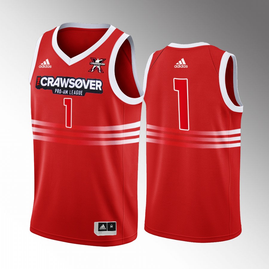 The CrawsOver Pro-Am Chet Holmgren Oklahoma City Thunder Red #1 Jersey Seattle 2022